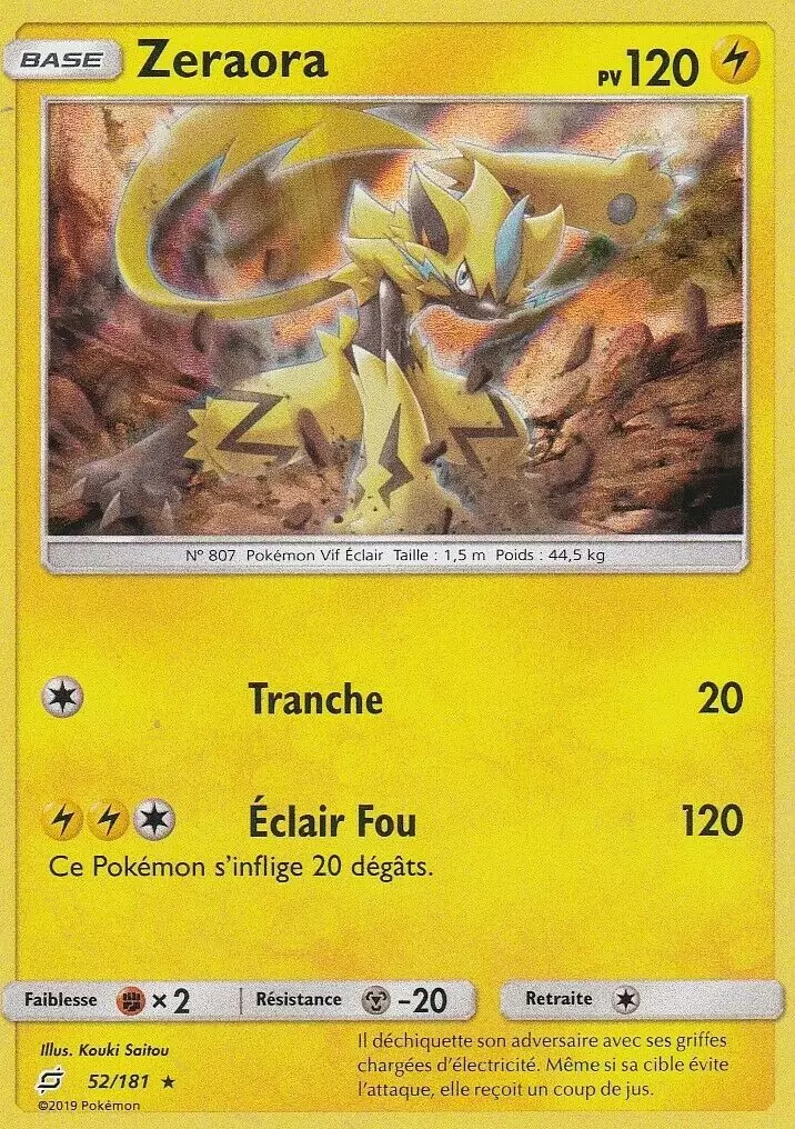 Duo de choc - Zeraora Holographique
