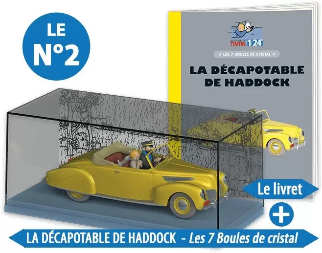 Voitures de Tintin 1/24ème - La décapotable de Haddock
