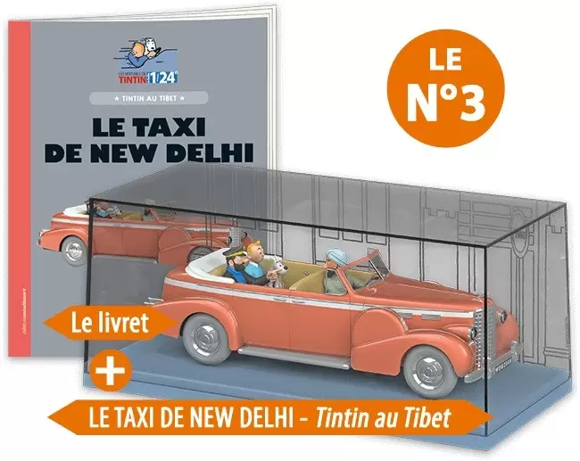 Voitures de Tintin 1/24ème - Le Taxi de New Delhi