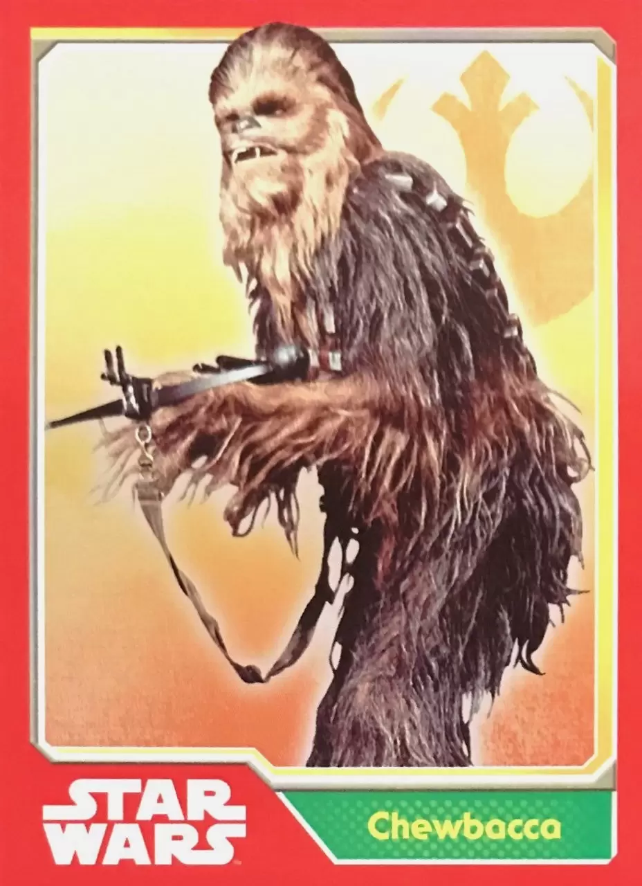 Topps - Voyage vers Star Wars : Le réveil de la force - Brillante : Chewbacca