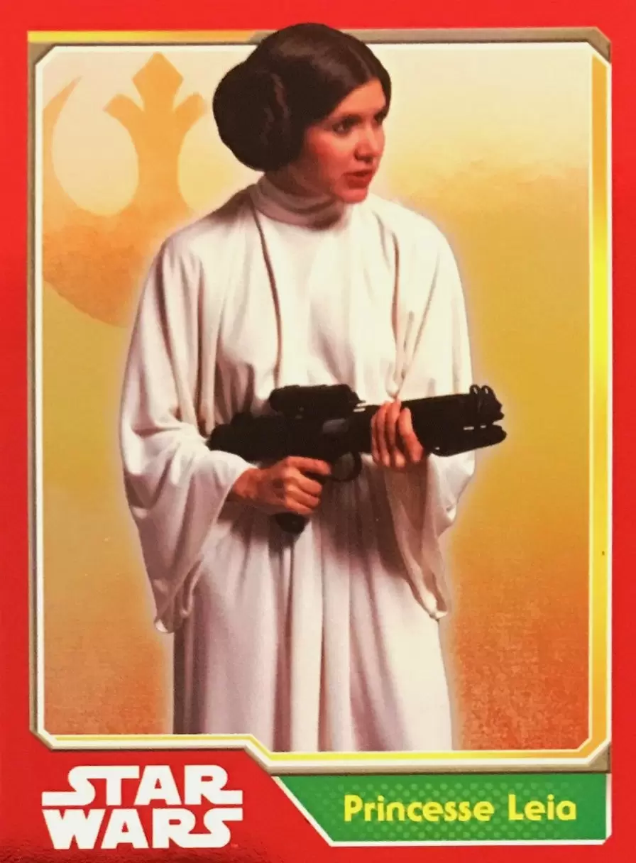 Topps - Voyage vers Star Wars : Le réveil de la force - Brillante : Princesse Leia