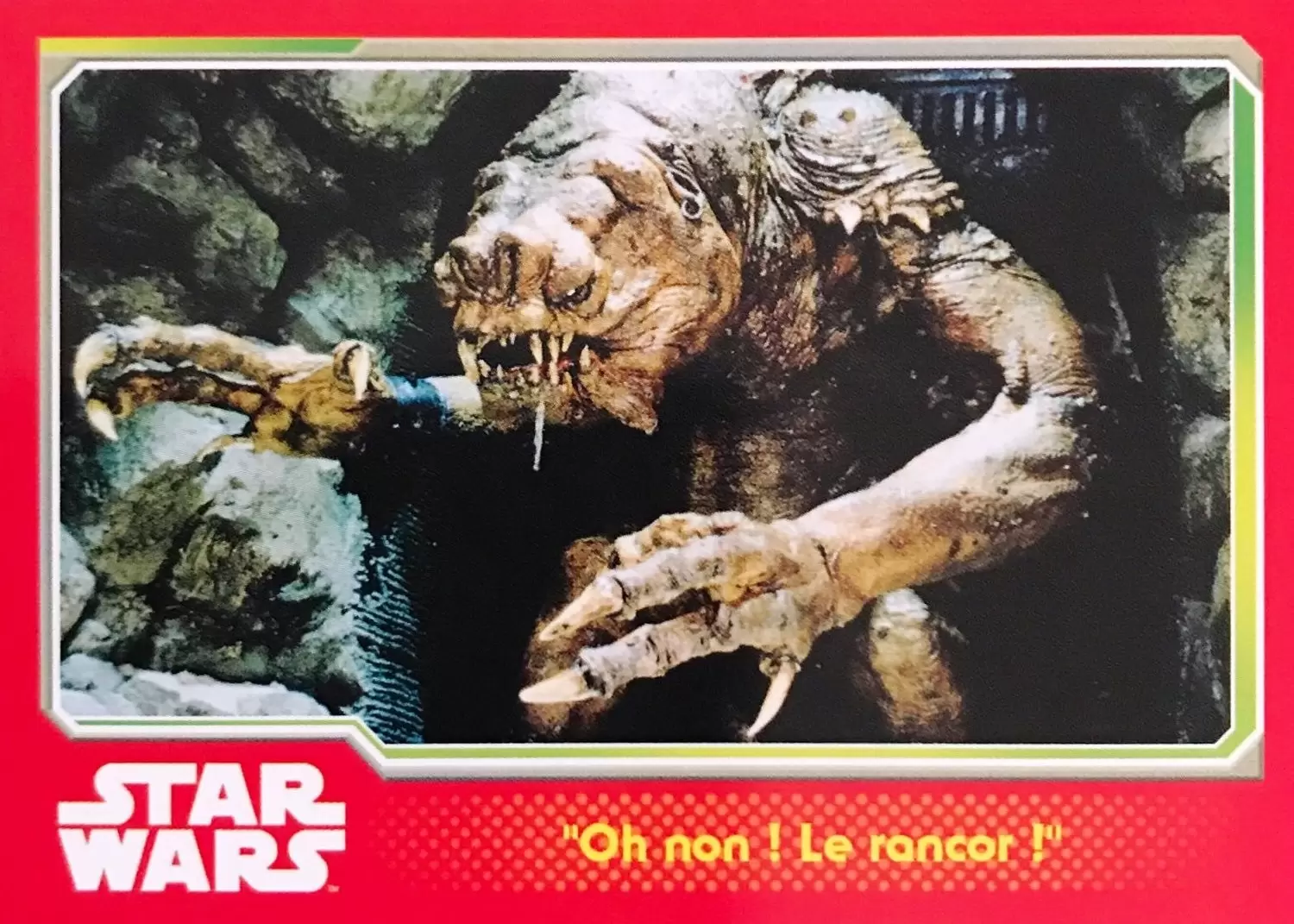 Topps - Voyage vers Star Wars : Le réveil de la force - Oh non ! Le rancor !