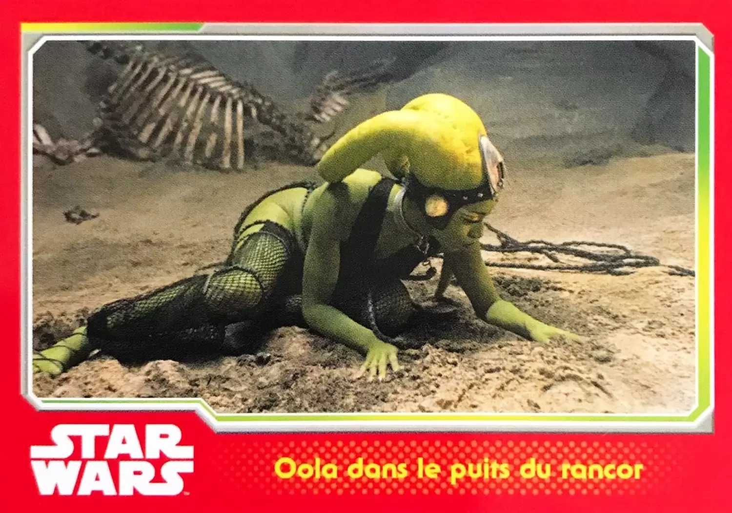 Topps - Voyage vers Star Wars : Le réveil de la force - Oola dans le puits du rancor