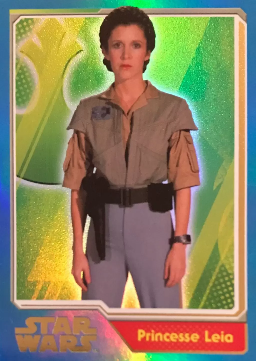 Topps - Voyage vers Star Wars : Le réveil de la force - Brillante Arc en Ciel : Princesse Leia