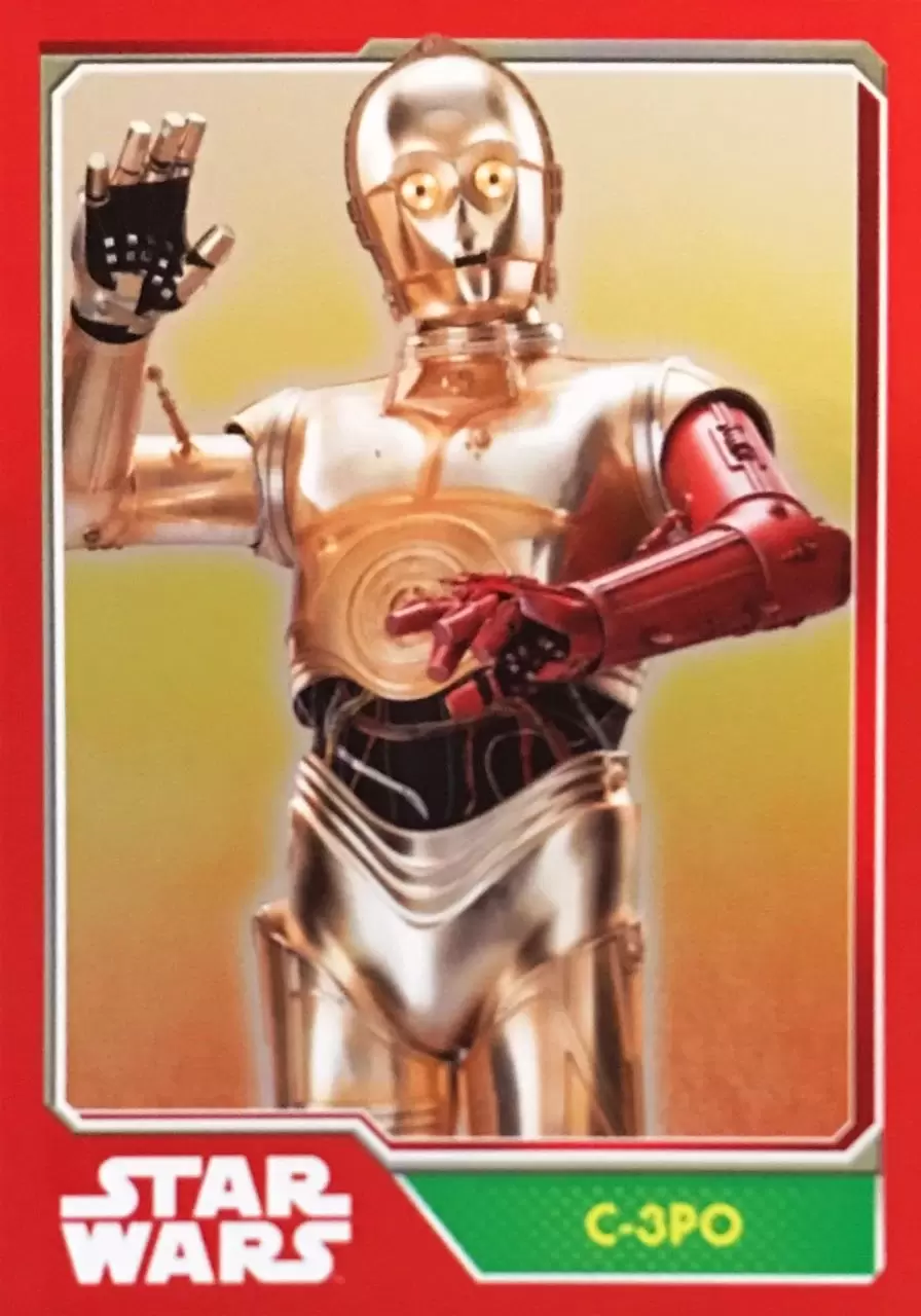 Topps - Voyage vers Star Wars : Le réveil de la force - Brillante : C-3PO