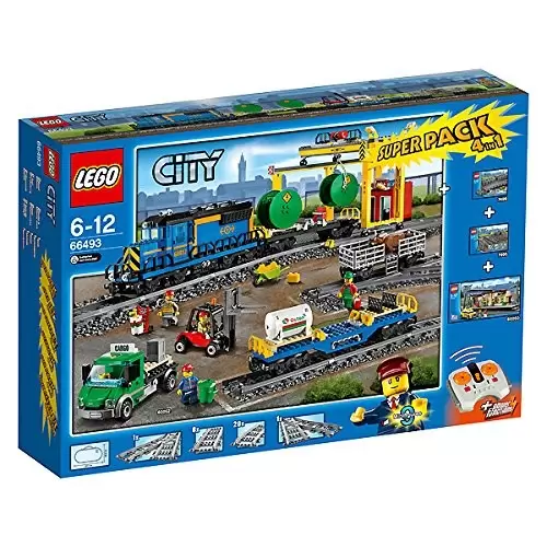 LEGO CITY - Super Pack Train de Marchandise  4 in 1