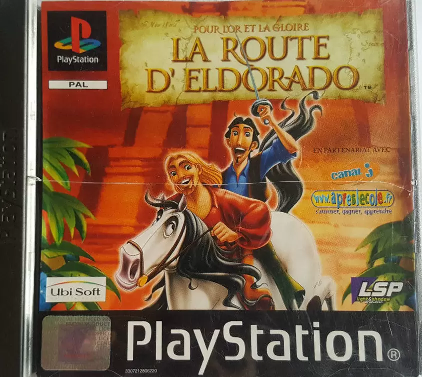 Jeux Playstation PS1 - La route d\'Eldorado