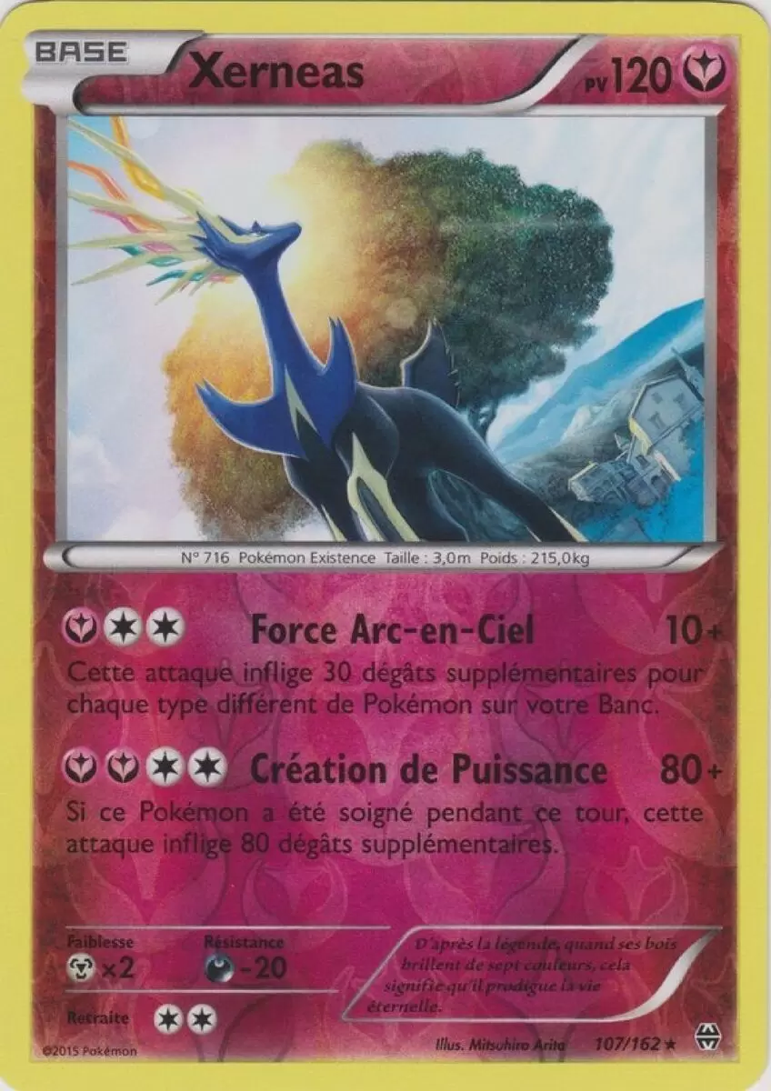 Pokémon XY Impulsion Turbo - Xerneas Reverse