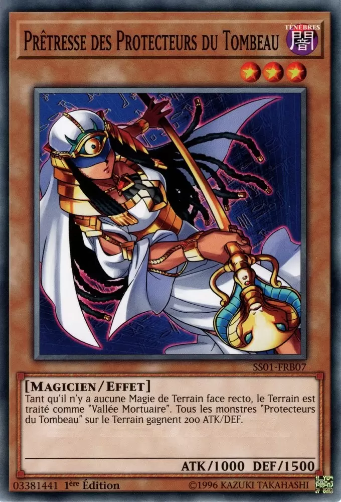 Speed Duel - Les Maîtres du Destin SS01 - Prêtresse des Protecteurs du Tombeau