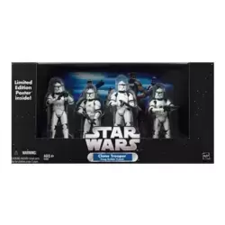 Clone Trooper - Troop Builder 4-Pack (White Battle Damaged)