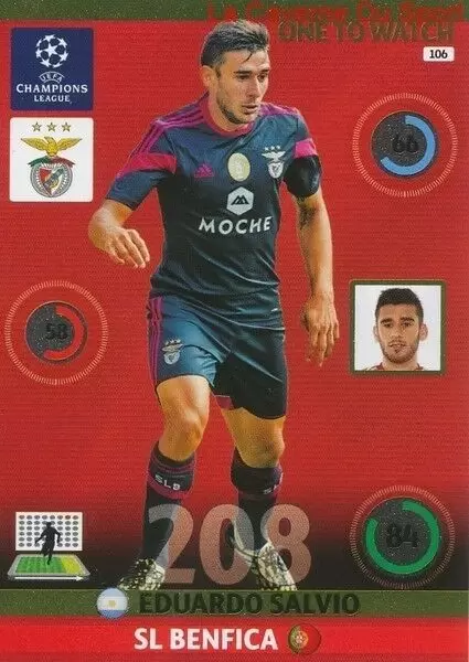 Adrenalyn XL - UEFA Champions League 2014-2015 - Eduardo Salvio - SL Benfica