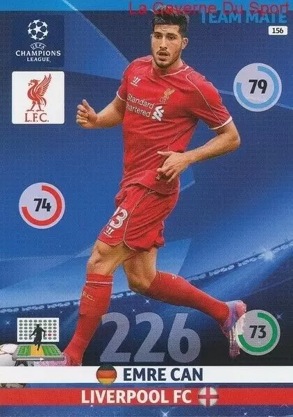 Adrenalyn XL - UEFA Champions League 2014-2015 - Emre Can - Liverpool FC