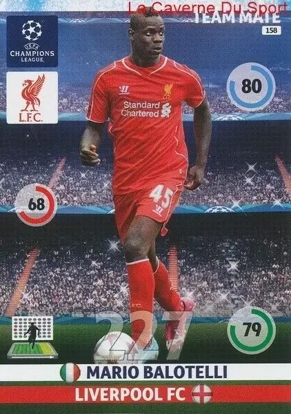 Adrenalyn XL - UEFA Champions League 2014-2015 - Mario Balotelli - Liverpool FC