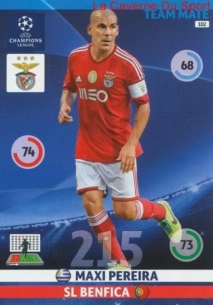 Adrenalyn XL - UEFA Champions League 2014-2015 - Maxi Pereira - SL Benfica