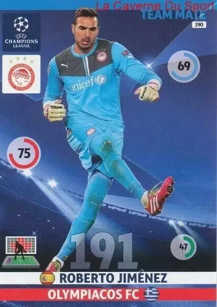 UEFA Champions League 2014-2015. Adrenalyn XL - Roberto Jiménez - Olympiacos FC