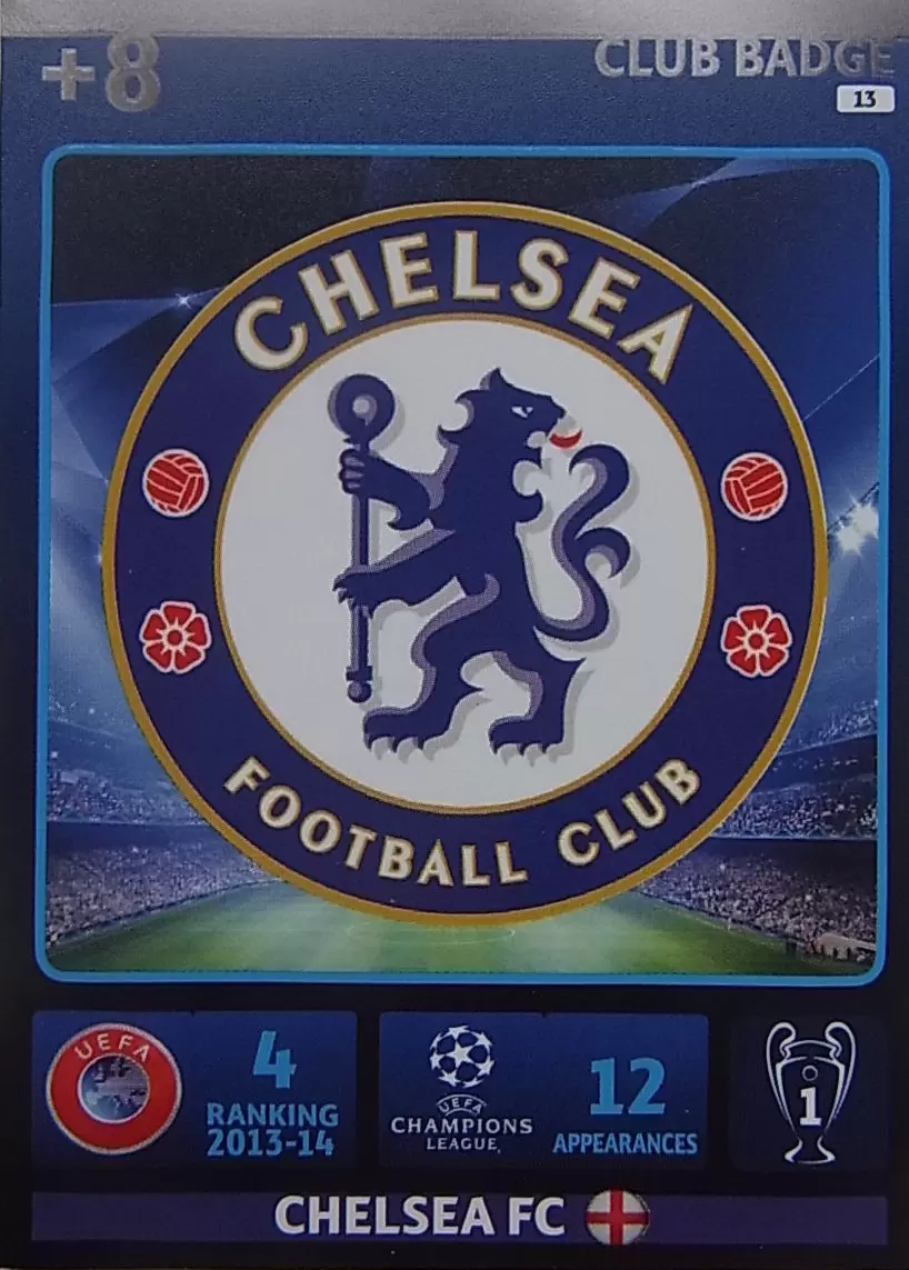 UEFA Champions League 2014-2015. Adrenalyn XL - Team Logo - Chelsea FC