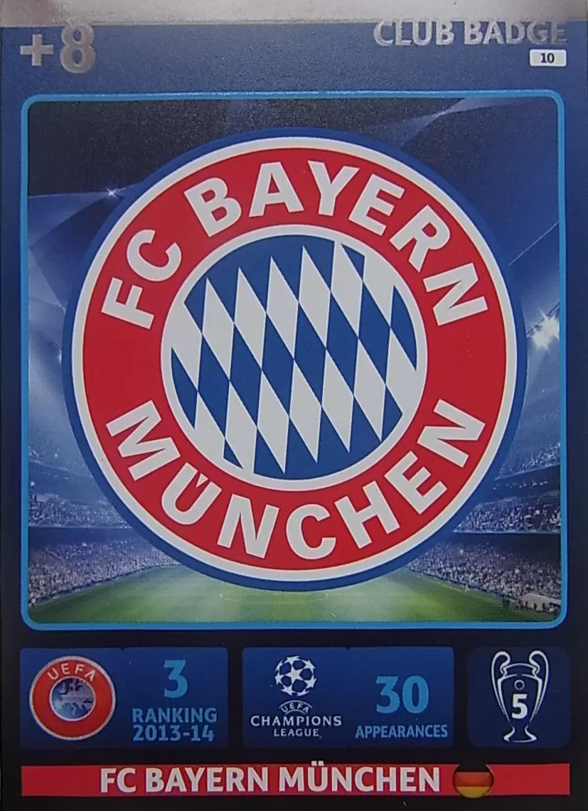 UEFA Champions League 2014-2015. Adrenalyn XL - Team Logo - FC Bayern München