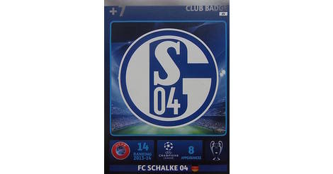 Team Logo Fc Schalke 04 Uefa Champions League 14 15 Adrenalyn Xl Card 025