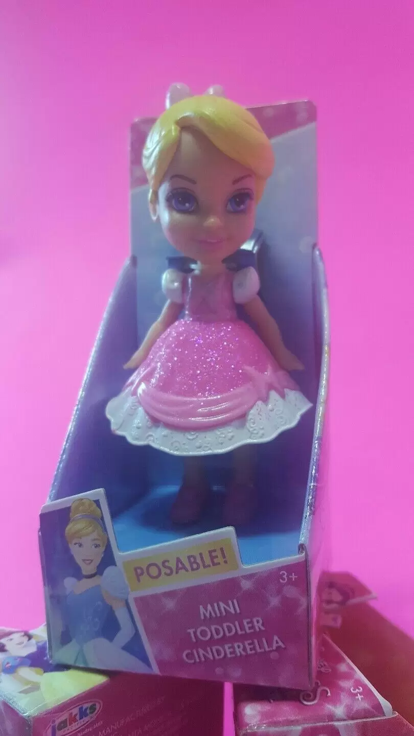 Jakks Disney Princess - Mini Toddler Cendrillon Robe Rose