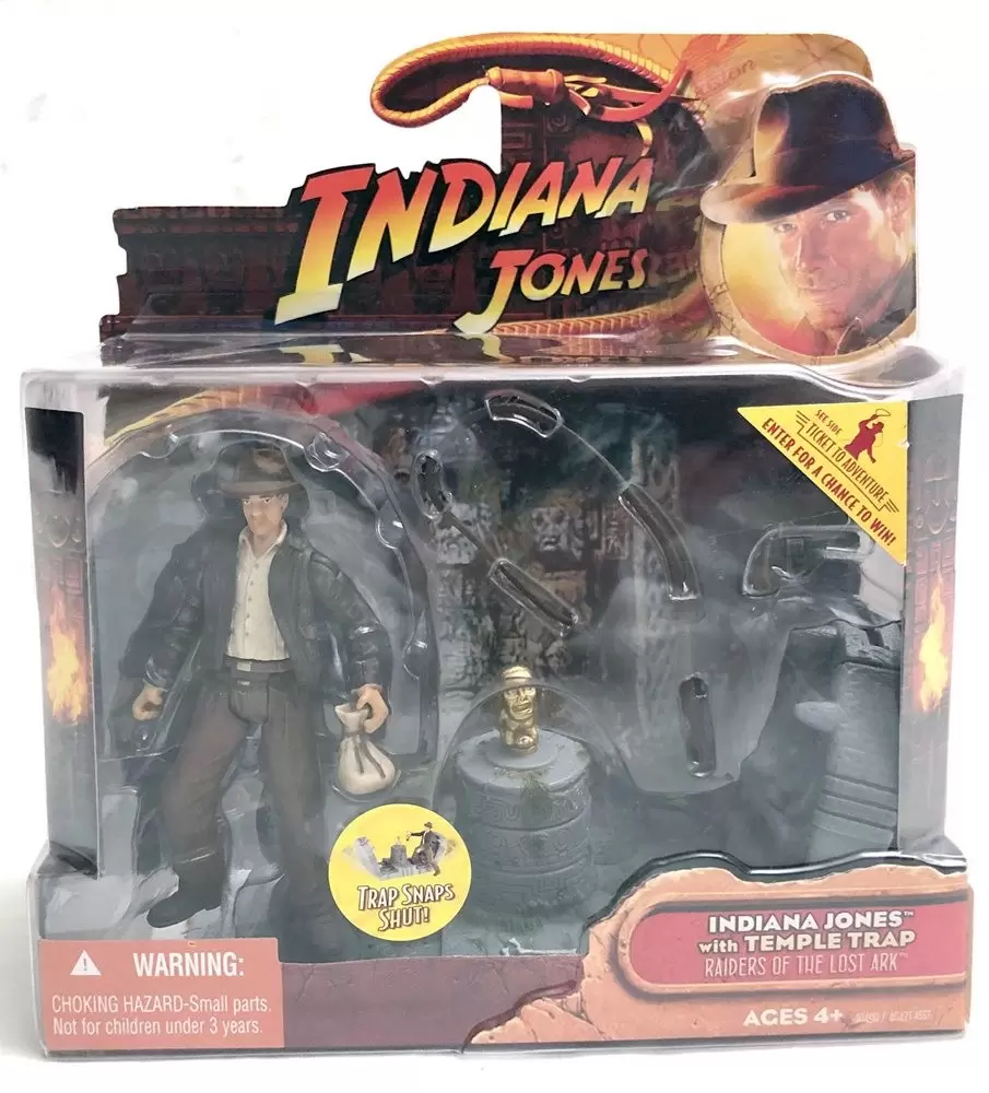 Indiana Jones - Hasbro - Raiders of the Lost Ark - Indiana Jones with Temple Trap