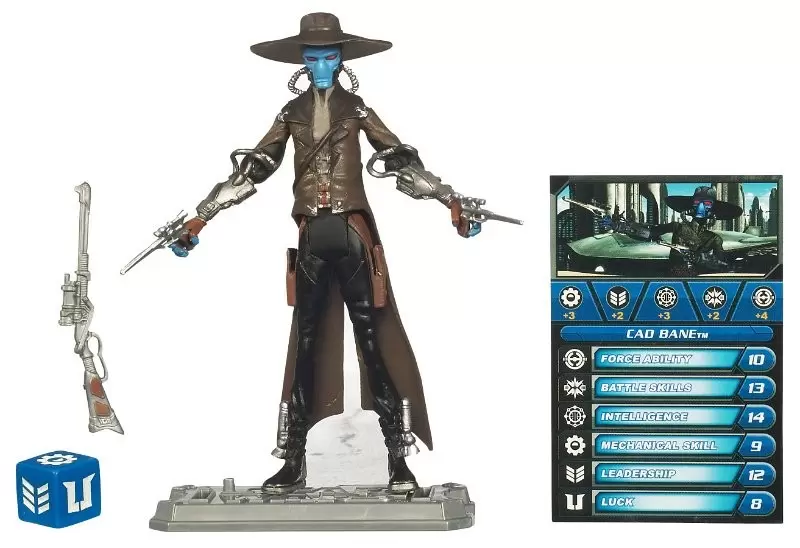 The Clone Wars - Shadow of the Dark Side - CAD BANE includes Blasters!