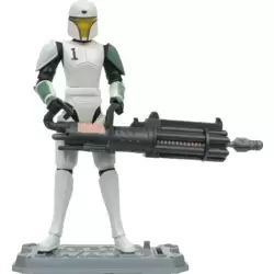 Clone Trooper HEVY in Training Armor Cannon Fires Missile!