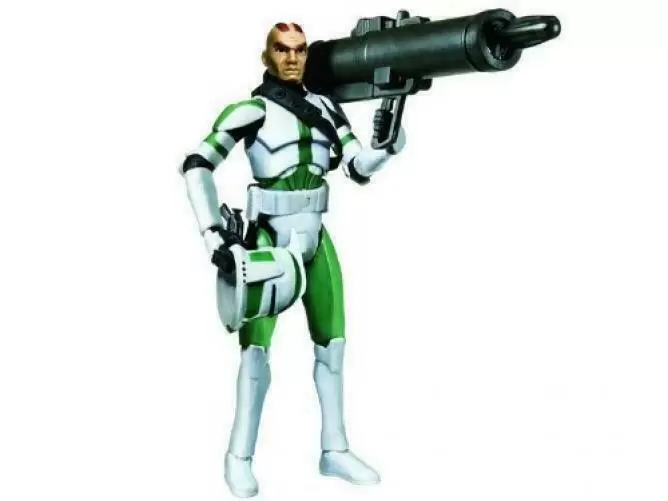 The Clone Wars - Shadow of the Dark Side - COMMANDER GREE Firing Misile Launcher!