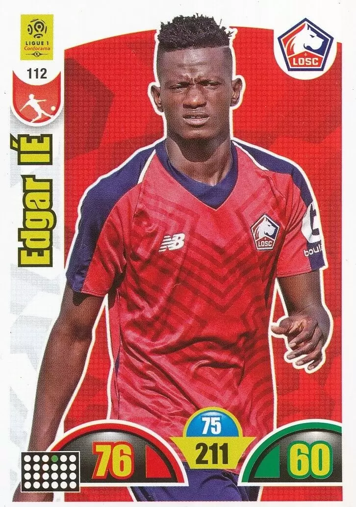 Adrenalyn XL : 2018-2019 (France) - Edgar Ié - LOSC Lille