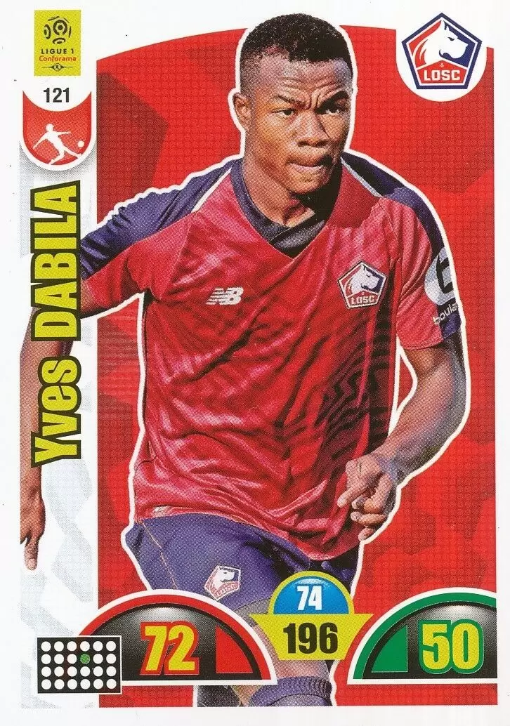 Adrenalyn XL : 2018-2019 (France) - Yves Dabila - LOSC Lille