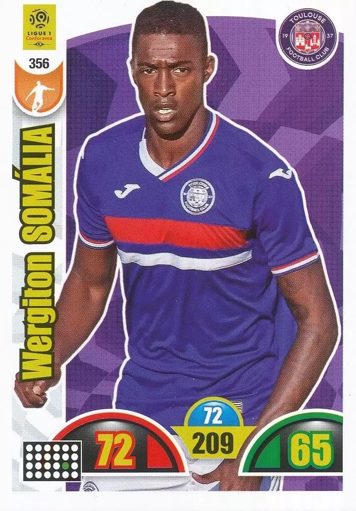 Adrenalyn XL : 2018-2019 (France) - Wergiton Somália - Toulouse FC