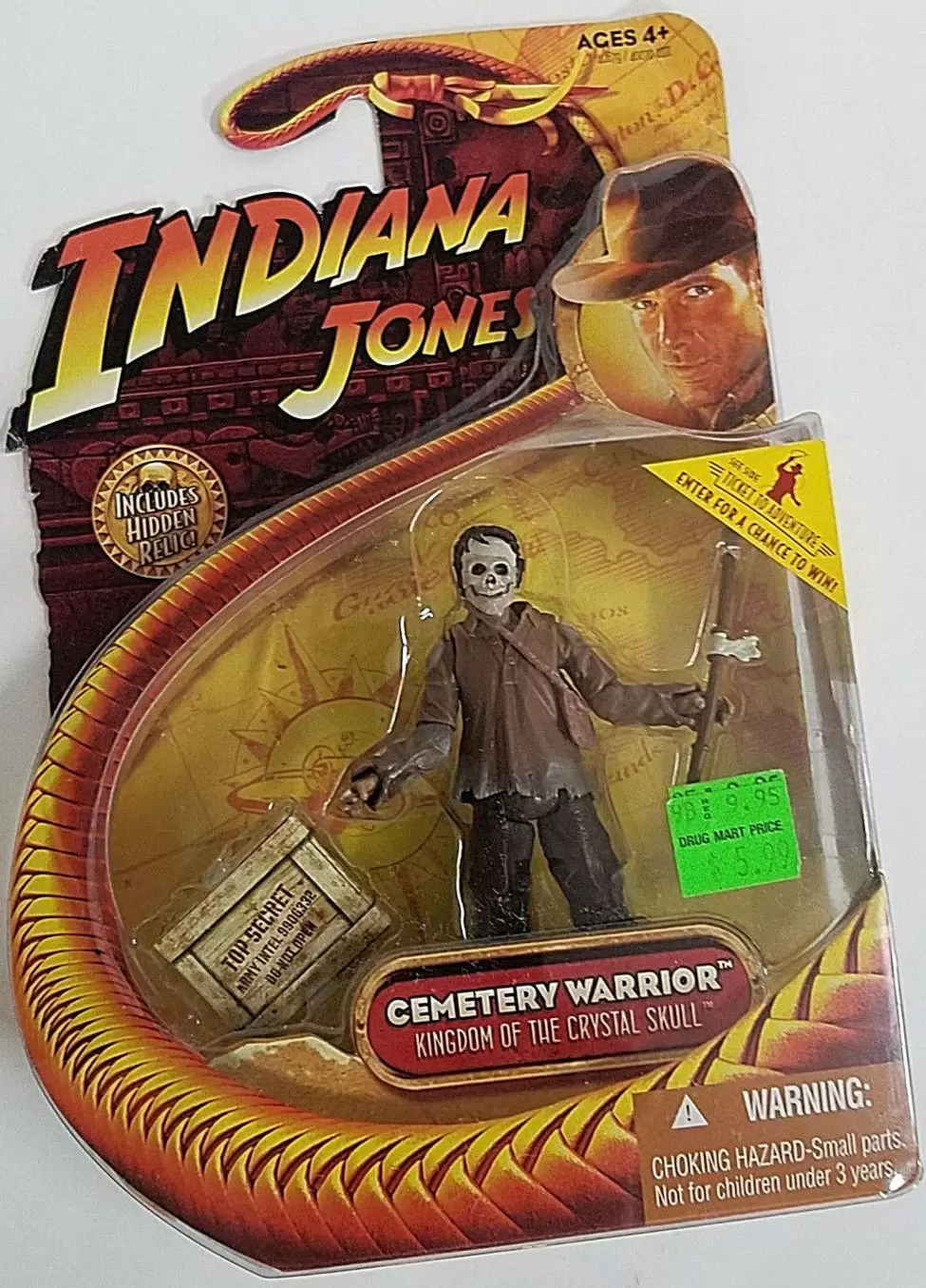 Indiana Jones - Hasbro - Kingdom Of The Crystal Skull - Cemetery Warrior