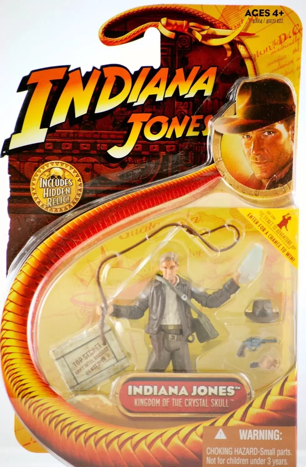 Indiana Jones - Hasbro - Kingdom Of The Crystal Skull - Indiana Jones with Crystal Skull