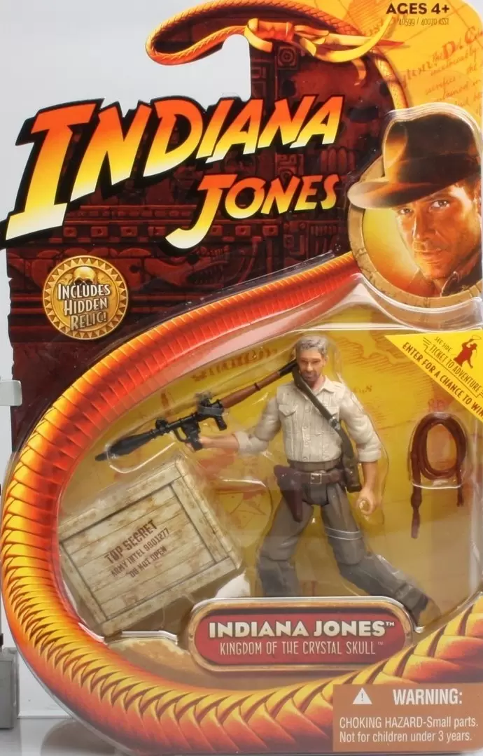 Indiana Jones - Hasbro - Kingdom Of The Crystal Skull - Indiana Jones with Rocket Launcher