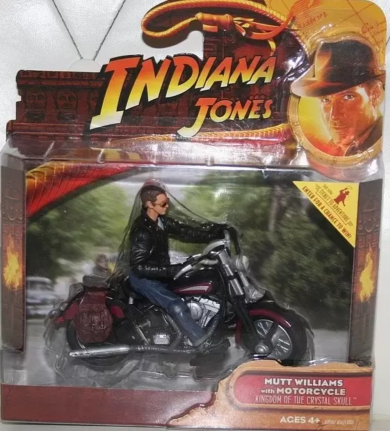 Indiana Jones - Hasbro - Kingdom Of The Crystal Skull - Muut Williams with Motorcycle