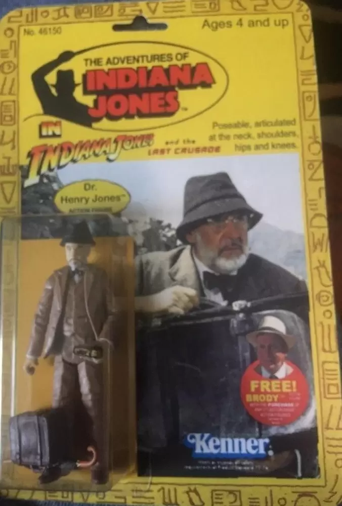 Indiana Jones - Kenner - The Last Crusade - Dr. Henry Jones