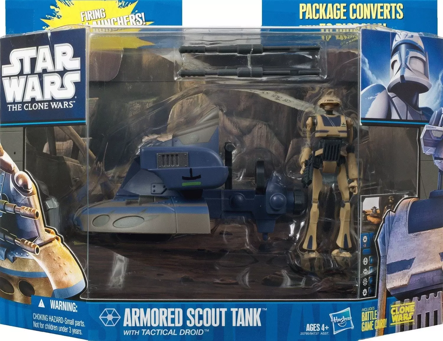 The Clone Wars - Shadow of the Dark Side - ARMORED SCOUT TANK with Tactical Droid