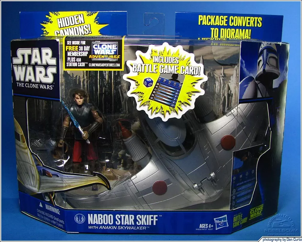 The Clone Wars - Shadow of the Dark Side - NABOO STAR SKIFF with Anakin Skywalker