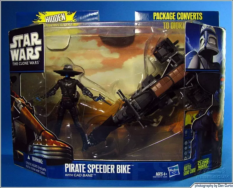 The Clone Wars - Shadow of the Dark Side - PIRATE SPEEDER BIKE with Cad Bane