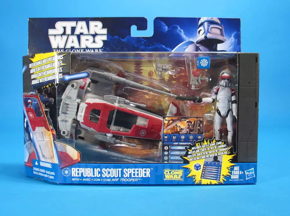 The Clone Wars - Shadow of the Dark Side - REPUBLIC SCOUT SPEEDER with ARF Trooper