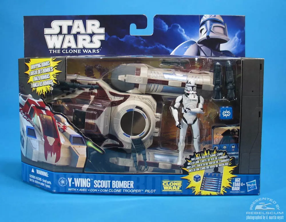 The Clone Wars - Shadow of the Dark Side - Y-WING Scout Bomber with Clone Trooper Pilot