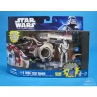 Y-WING Scout Bomber with Clone Trooper Pilot
