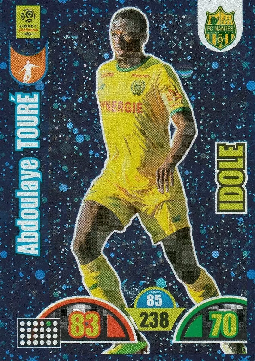 Adrenalyn XL : 2018-2019 (France) - Abdoulaye Touré - FC Nantes-IDOLE-Milieu