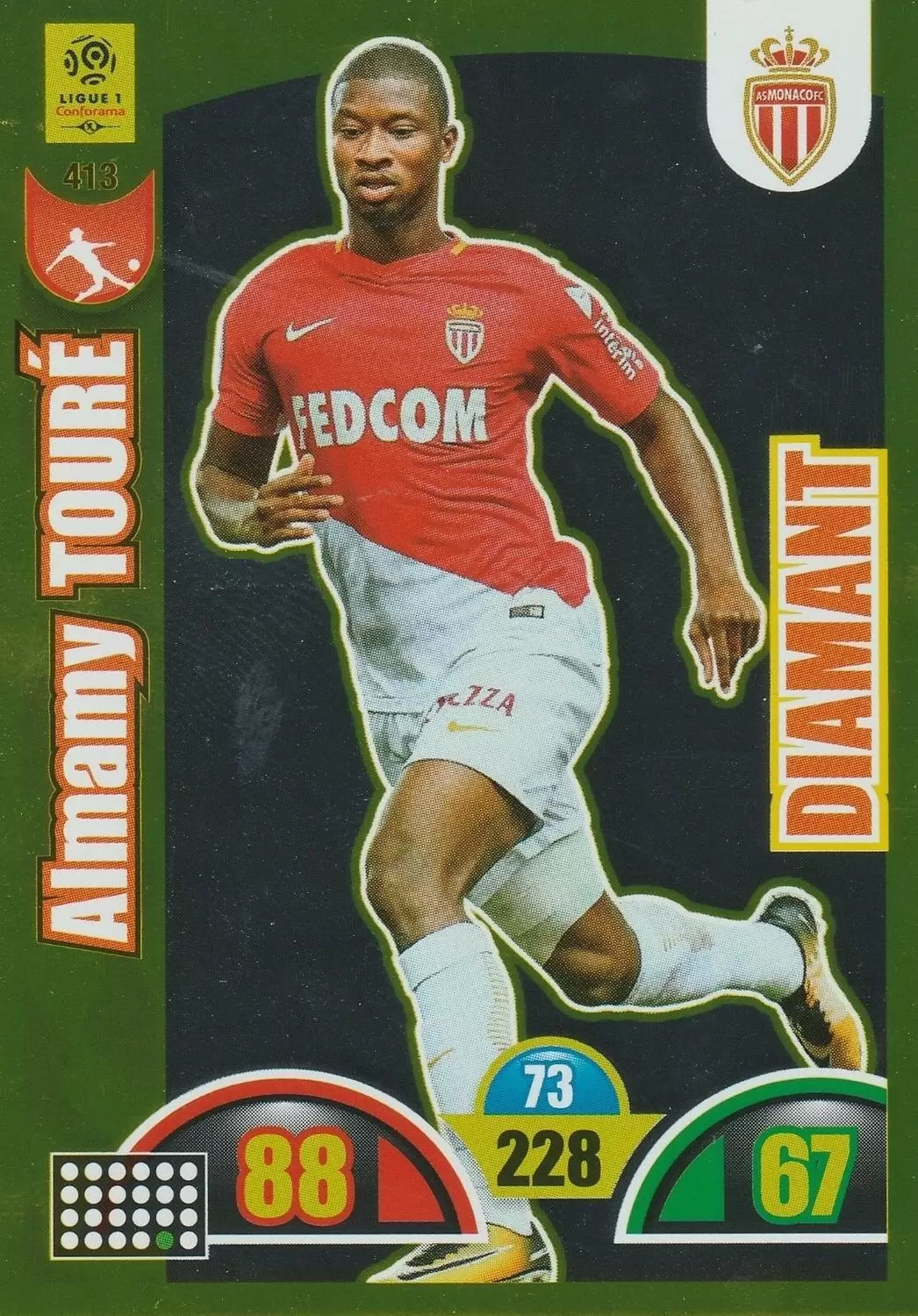 Adrenalyn XL : 2018-2019 (France) - Almamy Touré - AS Monaco