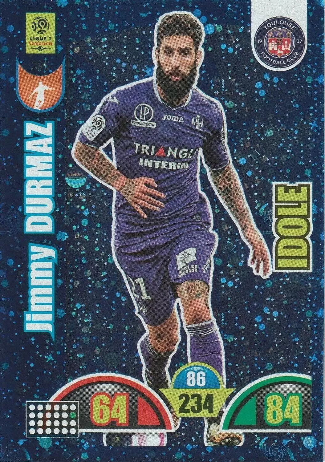 Adrenalyn XL : 2018-2019 (France) - Jimmy Durmaz - Toulouse FC