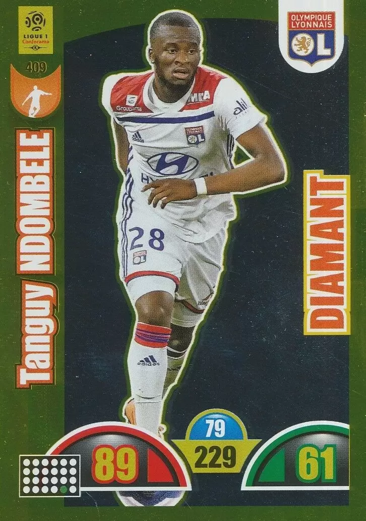 Adrenalyn XL : 2018-2019 (France) - Tanguy Ndombele - Olympique Lyonnais