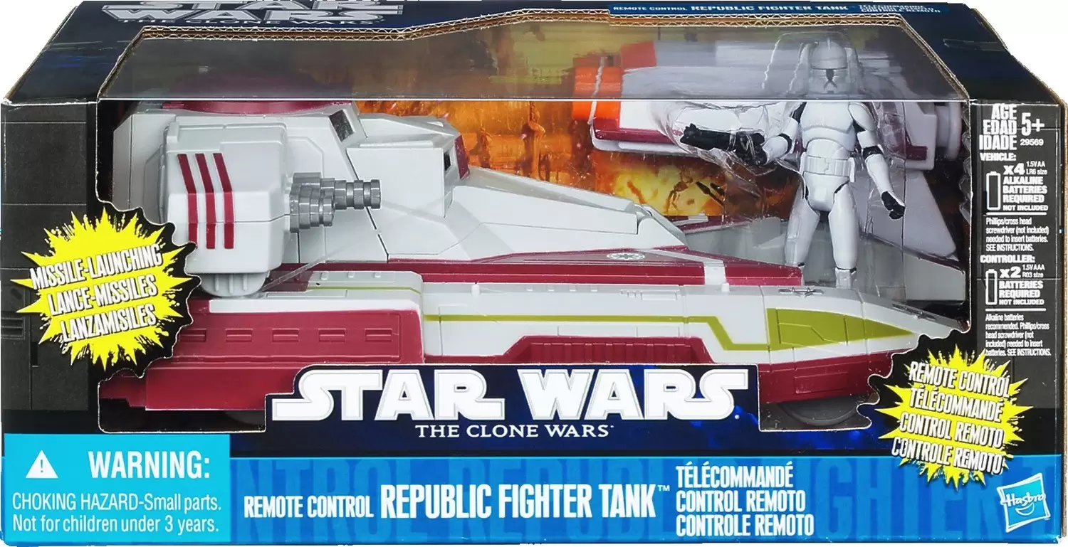 The Clone Wars - Shadow of the Dark Side - Remote Control REPUBLIC FIGHTER TANK