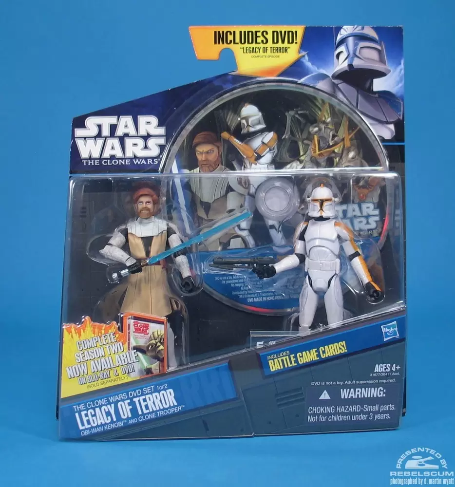 The Clone Wars - Shadow of the Dark Side - THE CLONE WARS DVD SET 1 of 2 LEGACY OF TERROR