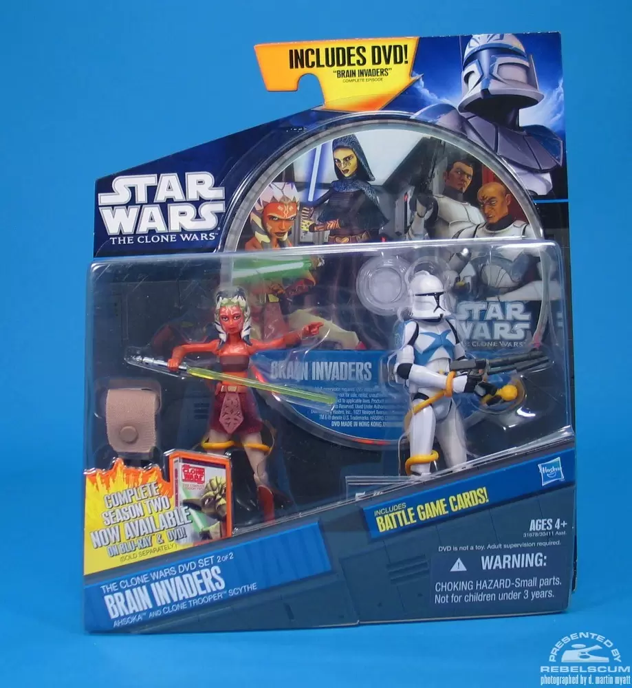 The Clone Wars - Shadow of the Dark Side - THE CLONE WARS DVD SET 2 of 2 BRAIN INVADERS