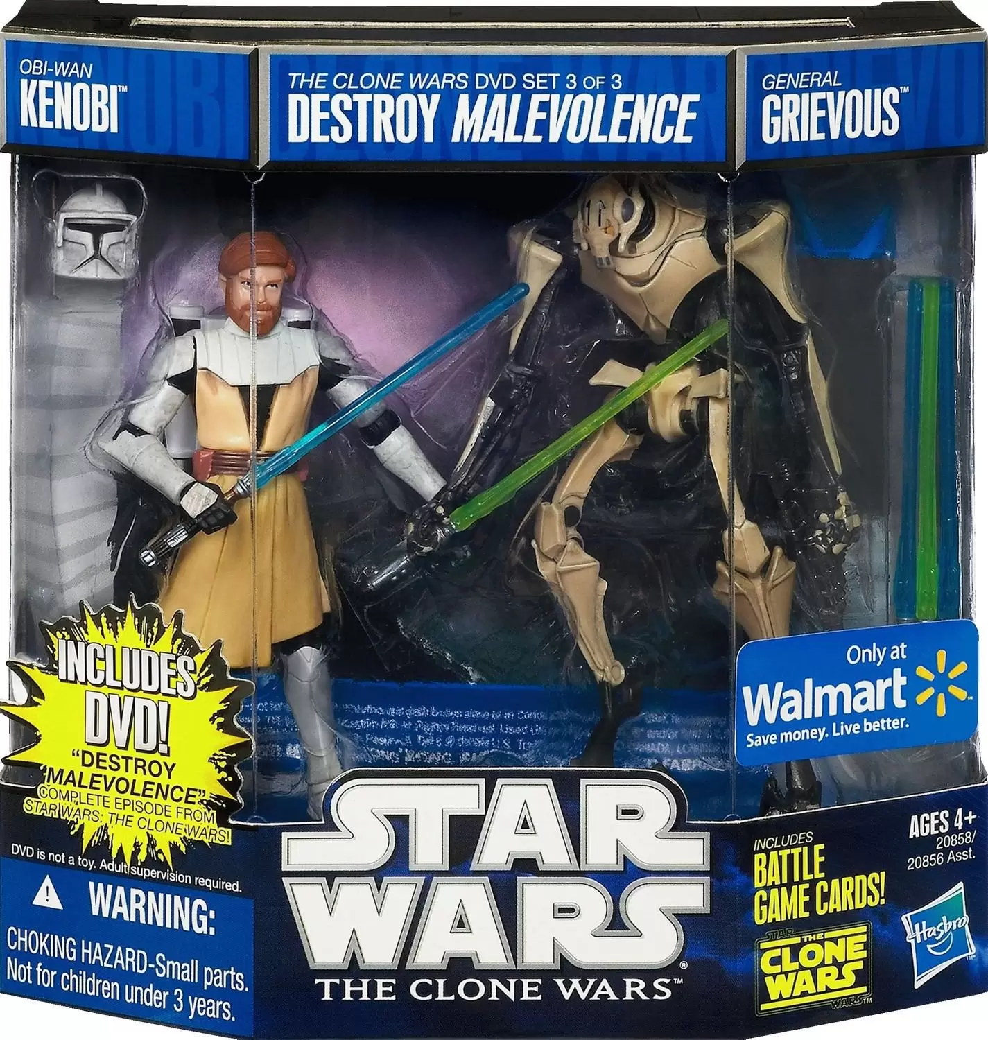 The Clone Wars - Shadow of the Dark Side - THE CLONE WARS DVD SET 3 of 3 DESTROY MALEVOLENCE