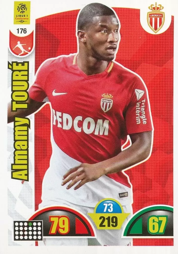 Adrenalyn XL : 2018-2019 (France) - Almamy Touré - AS Monaco